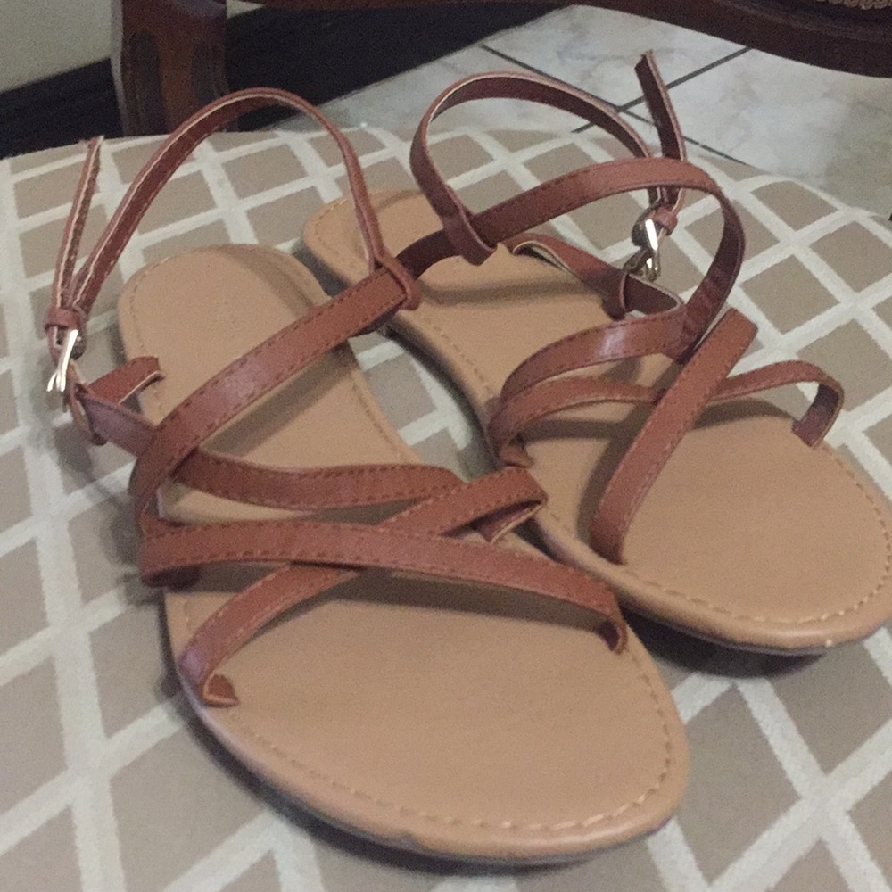 Brown Sandals, size 8